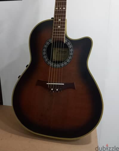 Ovation Style Semi-Acoustic Guitar