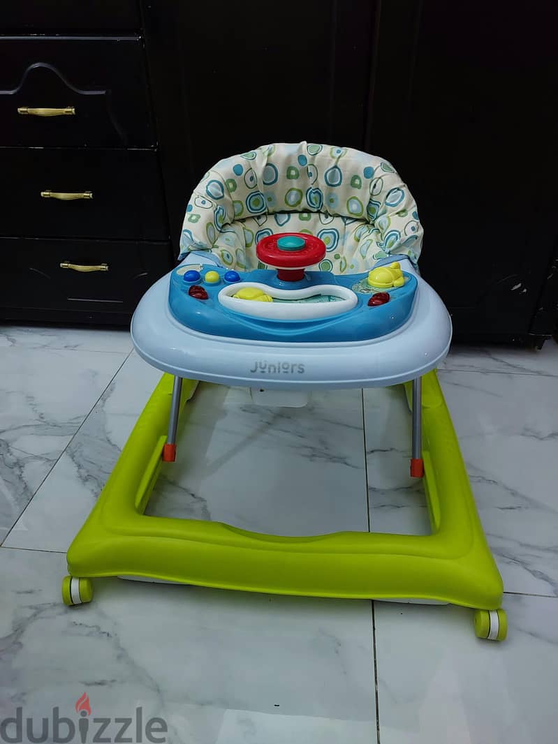Junior's Baby Walker with Music Toys 1