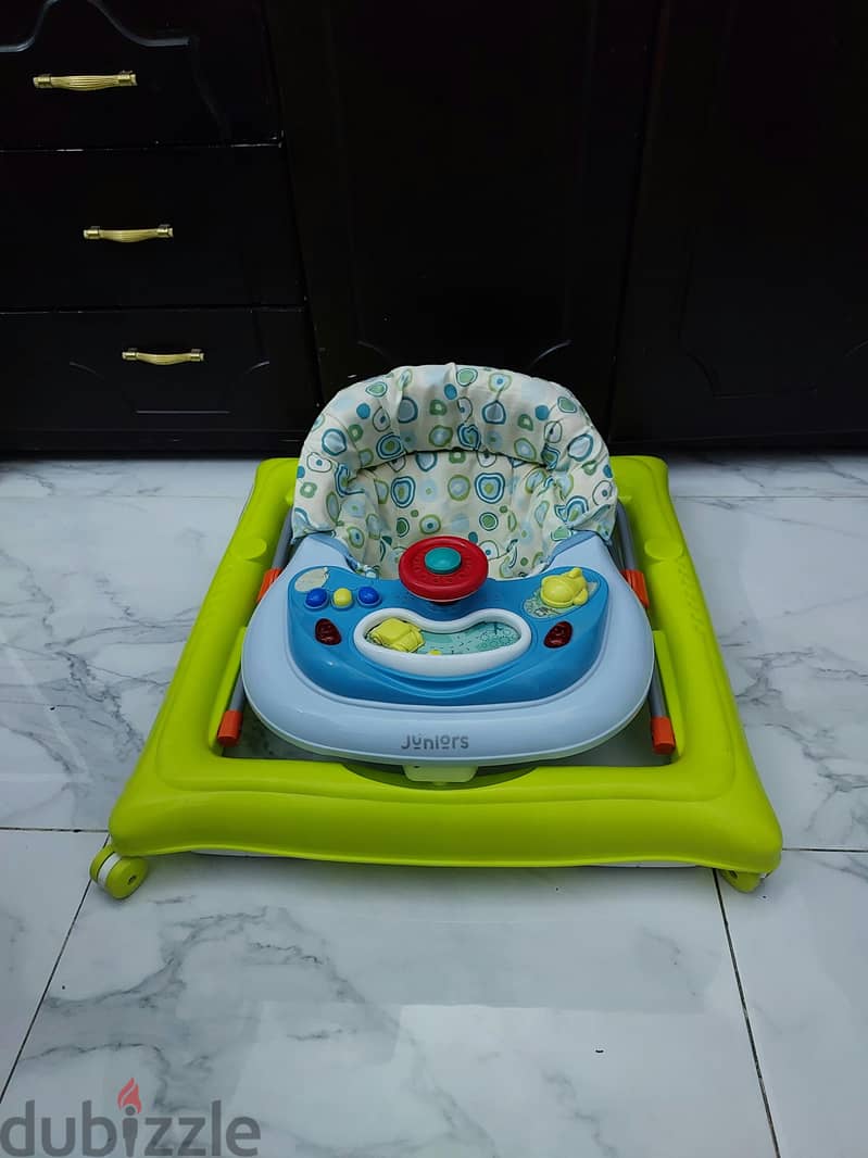 Junior's Baby Walker with Music Toys 4