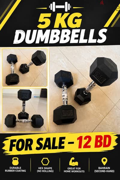5 kg dumbles