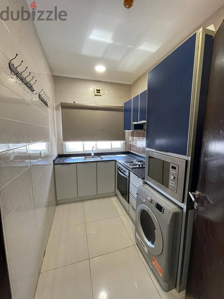 2BR semi furnished flat for rent in Hidd for 240BD with EWA limit 8