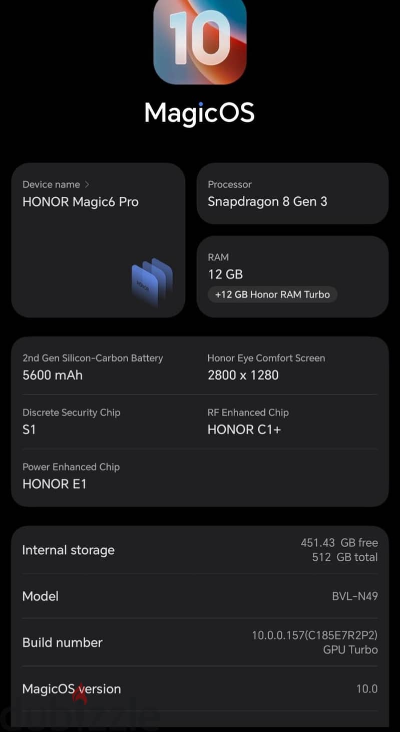 Honor Magic 6 Pro 512GB - Full Box 2