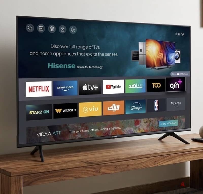 Hisense smart tv 4k UHD slim frameless (call-36822863) 1