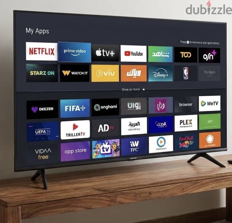 Hisense smart tv 4k UHD slim frameless (call-36822863) 2