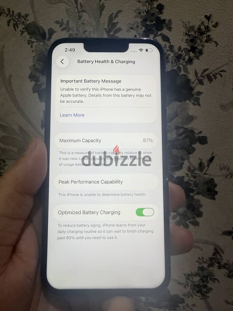 iPhone 13 Pro | 128GB 87% - Screen changed  128 GB  87%  condit 7