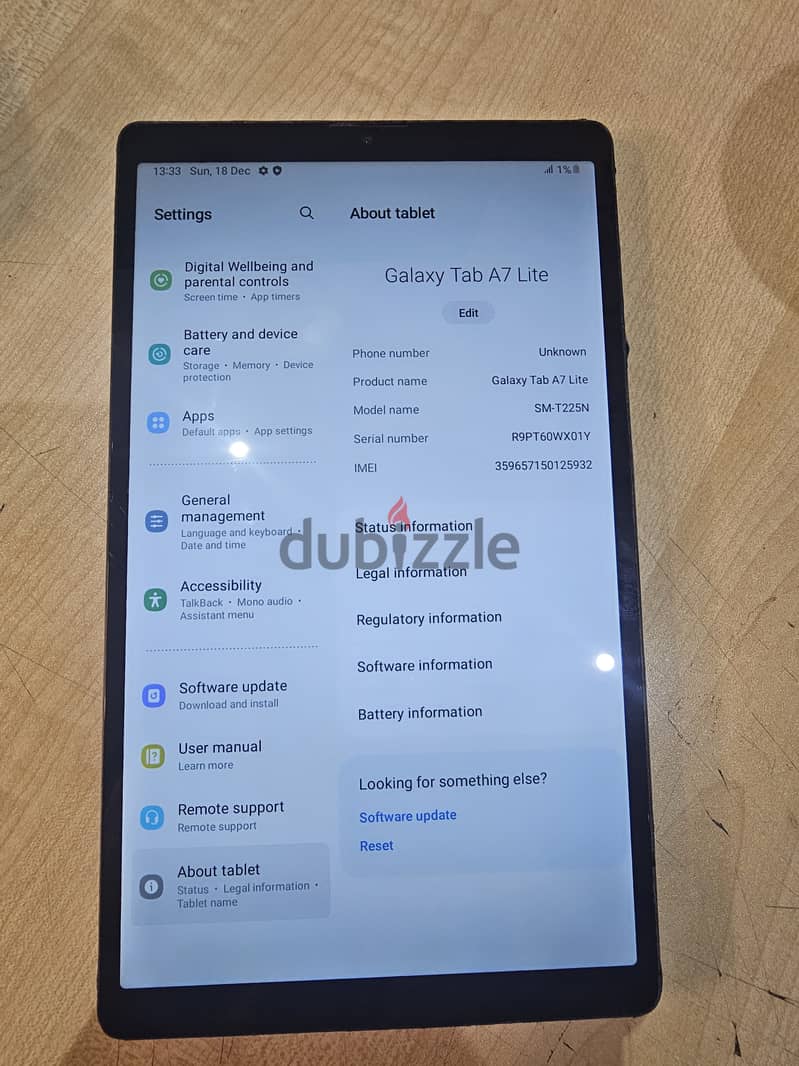 Samsung A7 lite 3Gb 32GB 8 inch 3