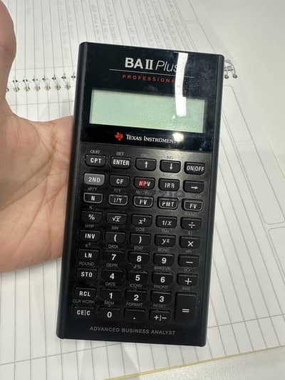Texas Instruments BA II Plus Professional (model TIBA2PLUSPRO)