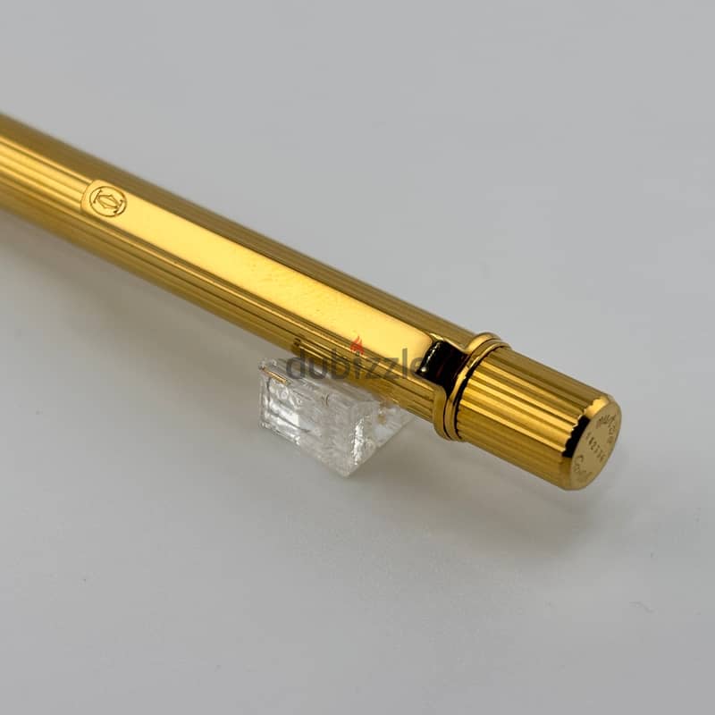 Must de Cartier Ballpointt Pen – Gold Stripe 3