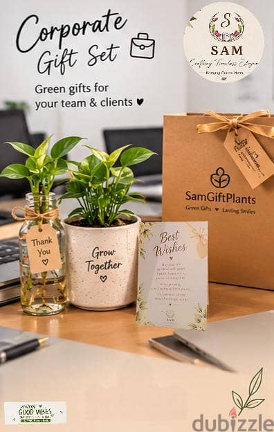 wooden pots with gift packing 1
