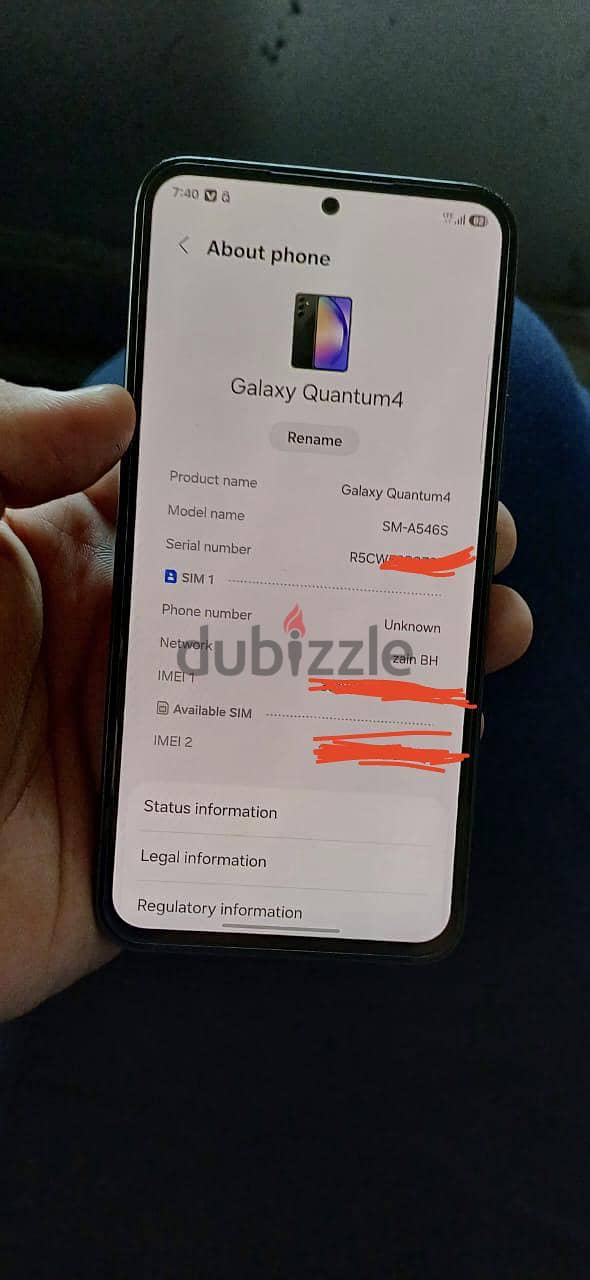 Samsung A54 5G ram 8+8/128 gb very nice and special software 1