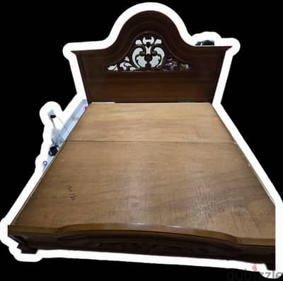 BED 190*200 wooden @ BD 15
