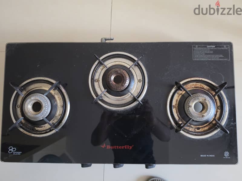Butterfly TRIO Auto – 3 Burner Gas Stove 1