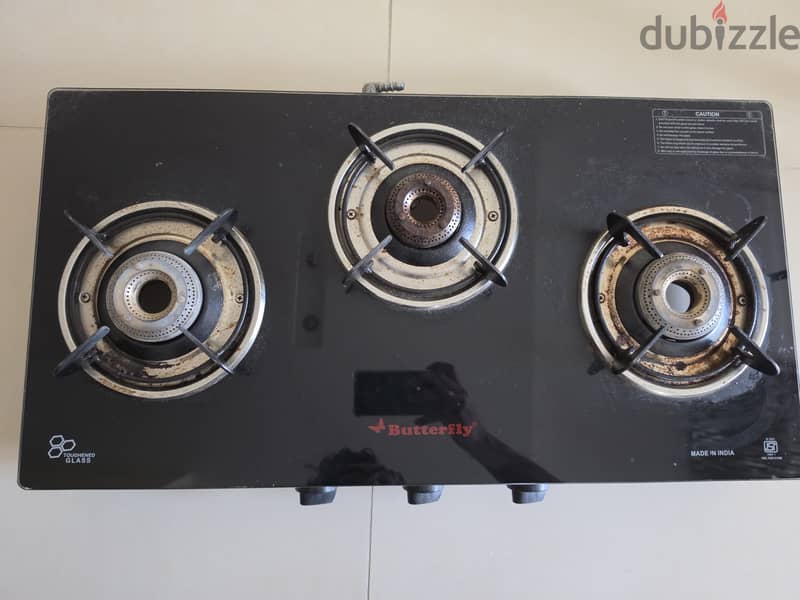 Butterfly TRIO Auto – 3 Burner Gas Stove 2