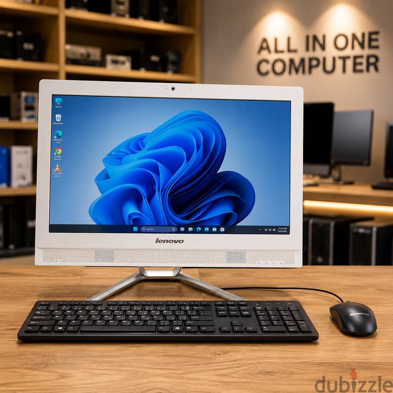 Best Offer LENOVO All In One Computer Set 22" Full HD Screen 8GB RAM 1