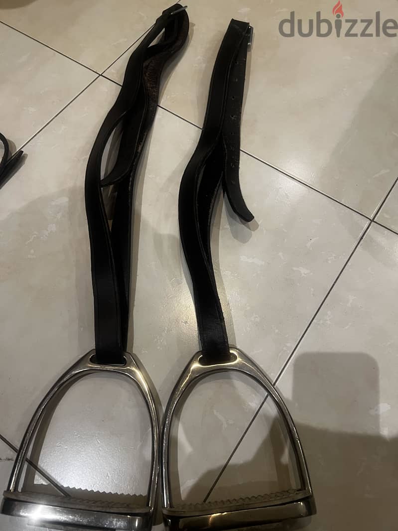 Horse leather saddle full set 6