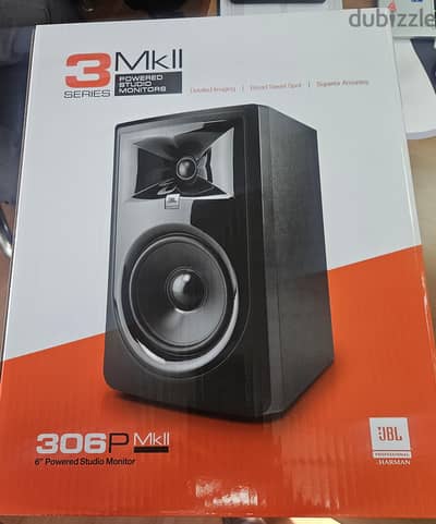 JBL 306P MkII Powered Studio Monitor – 6.5"