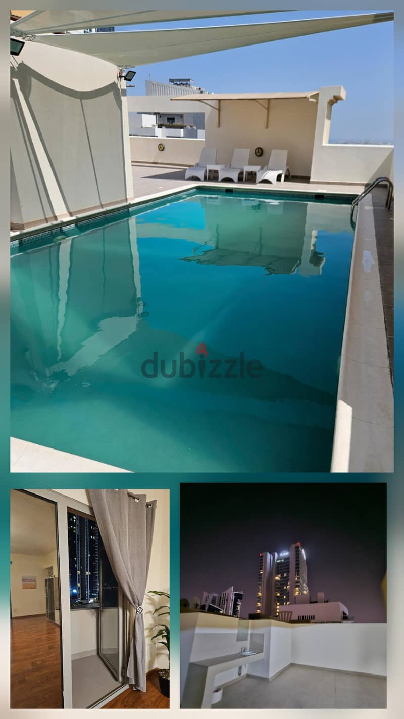 2BHK flat 4 rent in a quiet residential tower in AlFateh (Juffair). 9