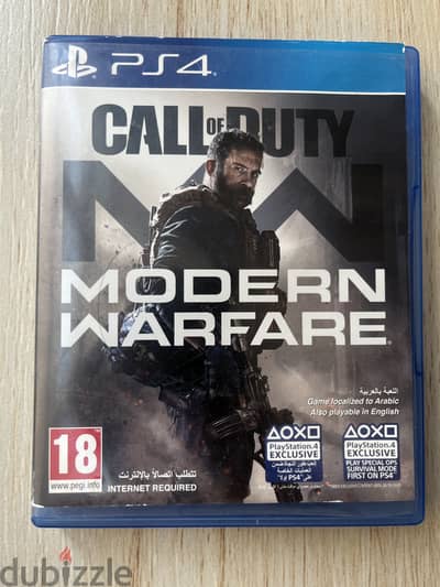 Call of duty  Modern Warfare 1 , for PS4 Very Good Condition
