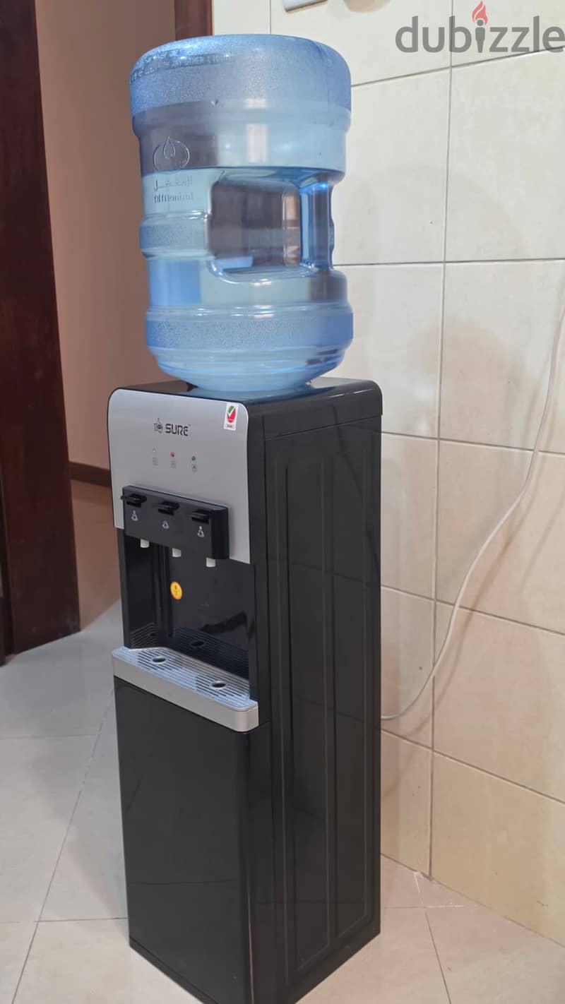 SURE Water Dispenser / Cooler - Hot, Warm & Cold Water -Good Condition 2