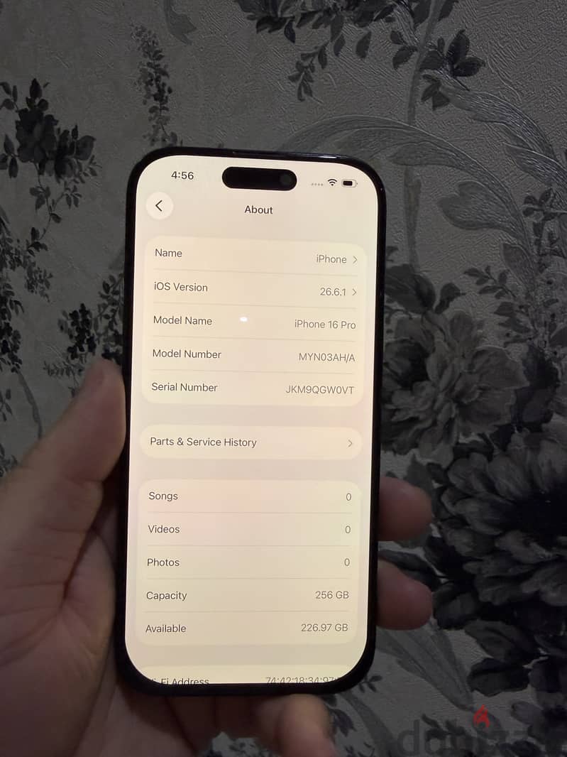 iPhone 16 Pro Titanium  256GB  90% screen changed copy +back cover 3