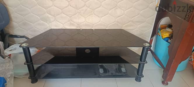 glass table tv stand for 10bd