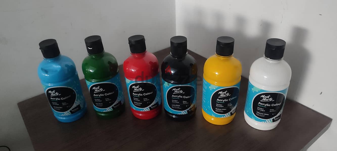 Mont Marte Acrylic Paint 6 Pcs Set — 6 BD 3