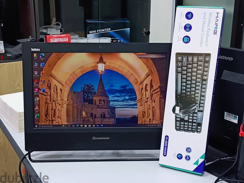 Lenovo AIO i7 4GB/256GB SSD 20’’FHD Free Wireless Keyboard & Mouse 4