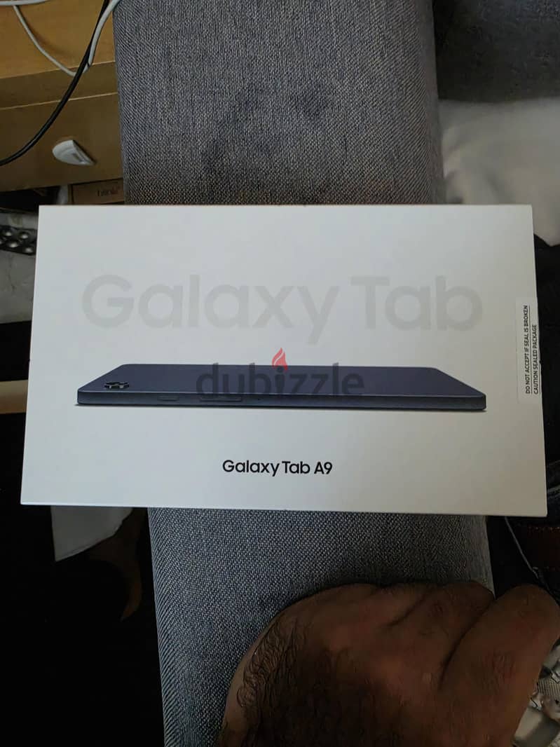 Unused box piece but opened Galaxy tab A9 1