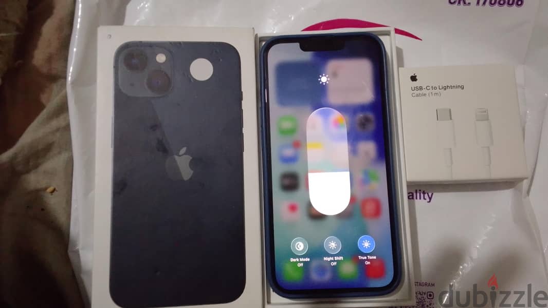 i,Phone,,13,,128,,GB,,battery,,percent,76,,blue,,colour, all original 3