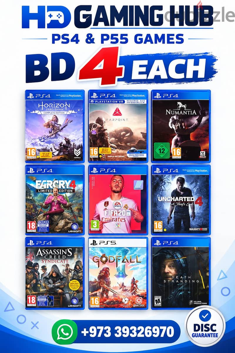 PlayStation games preowned Excellent condition for PS4 and ps5 support 1