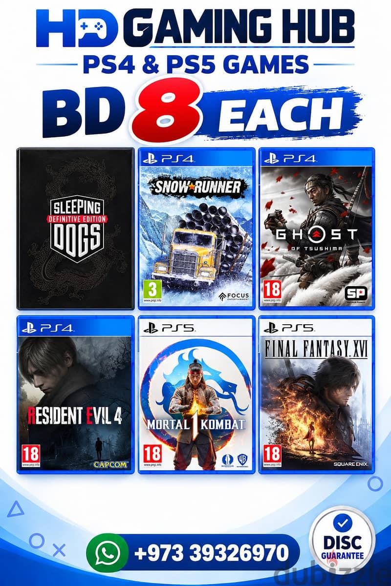 PlayStation games preowned Excellent condition for PS4 and ps5 support 3