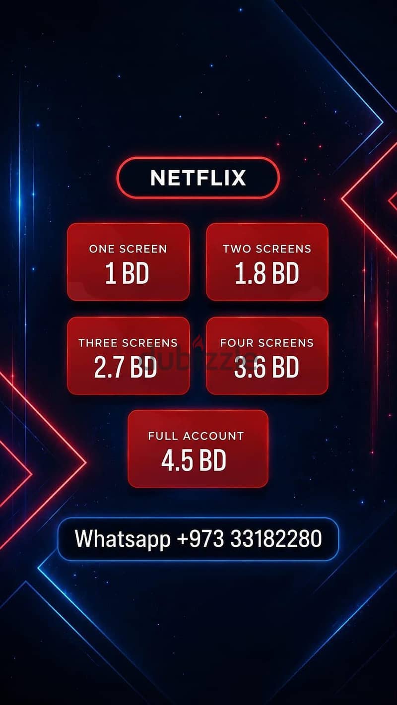 Netflix + Prime Video 2 bd Both Accounts Subscriptionnss 1 Month 4K HD 1