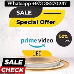 Netflix + Prime video 2 bd both Accounts subscriptionnss 1 MONTH 4K HD 2