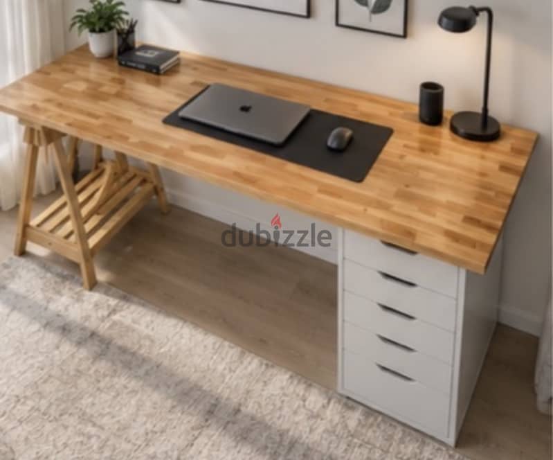 PREMIUM IKEA DESK-New Condition Original price Above 100 bd 6