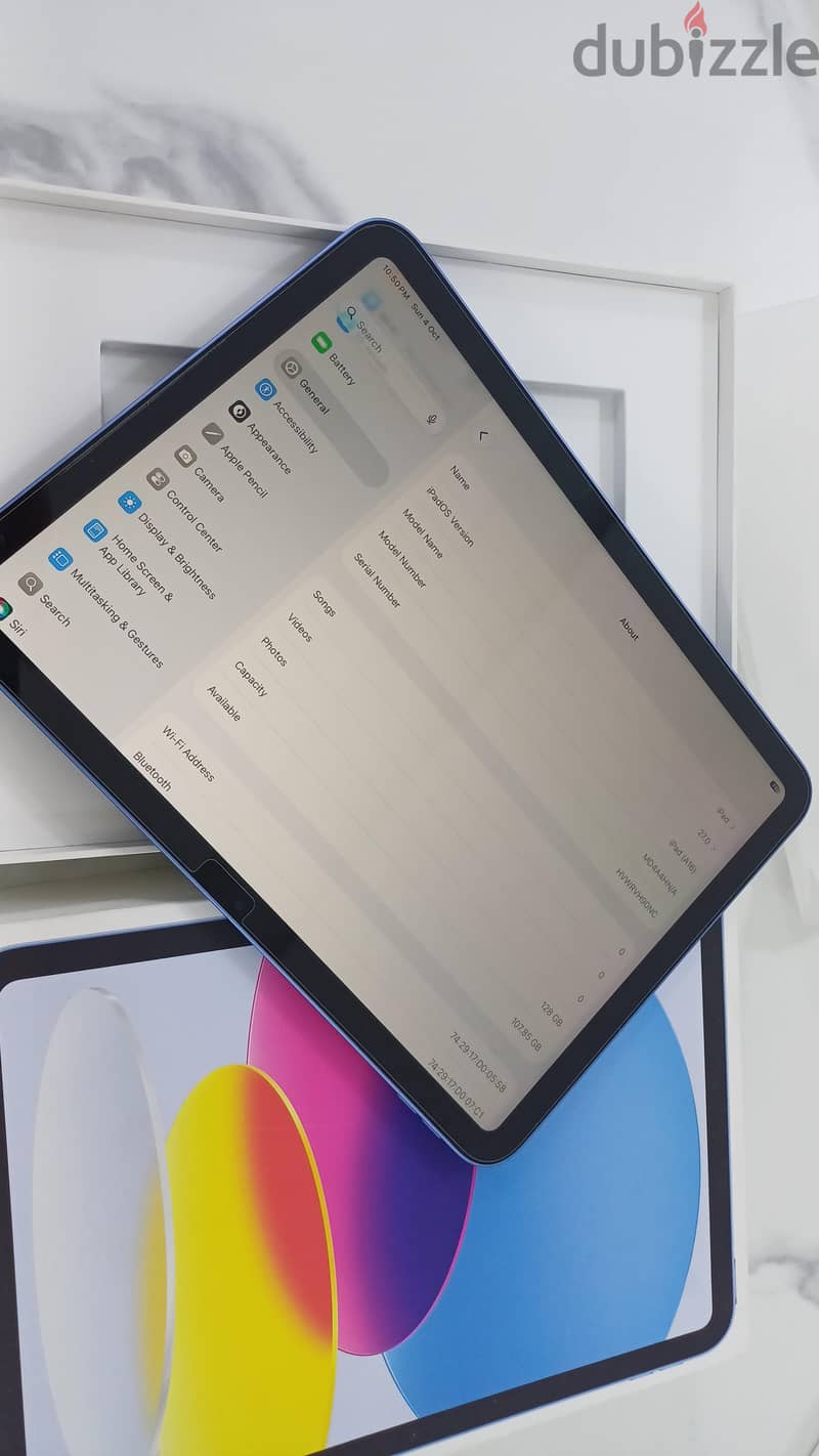 apple ipad A16 - 11 genration just 3 day used same as new 1