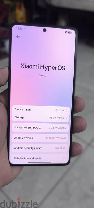 Poco F5 ram 12+12/256 gb 5g super fast phone gaming multi task