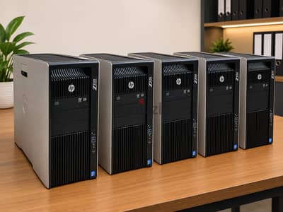 HP Workstation Intel Dual Xeon 128GB RAM 2.5TB NVIDIA 4GB 142 BD Only