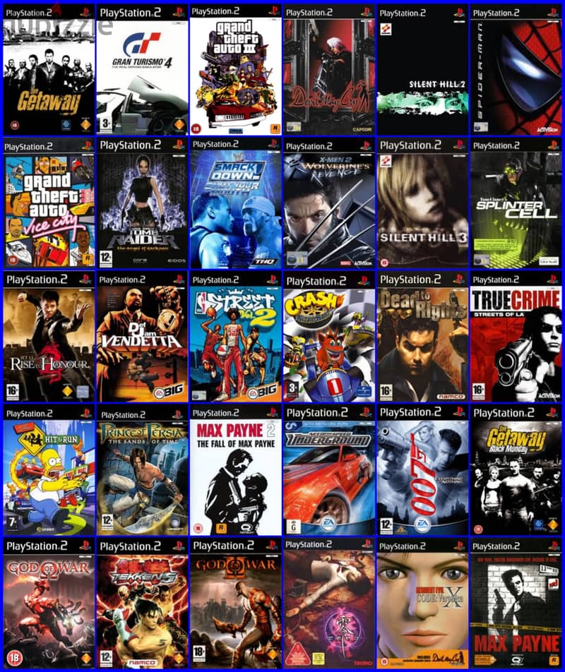 Playstation 2 slim مبرمج مع هاردسك 3