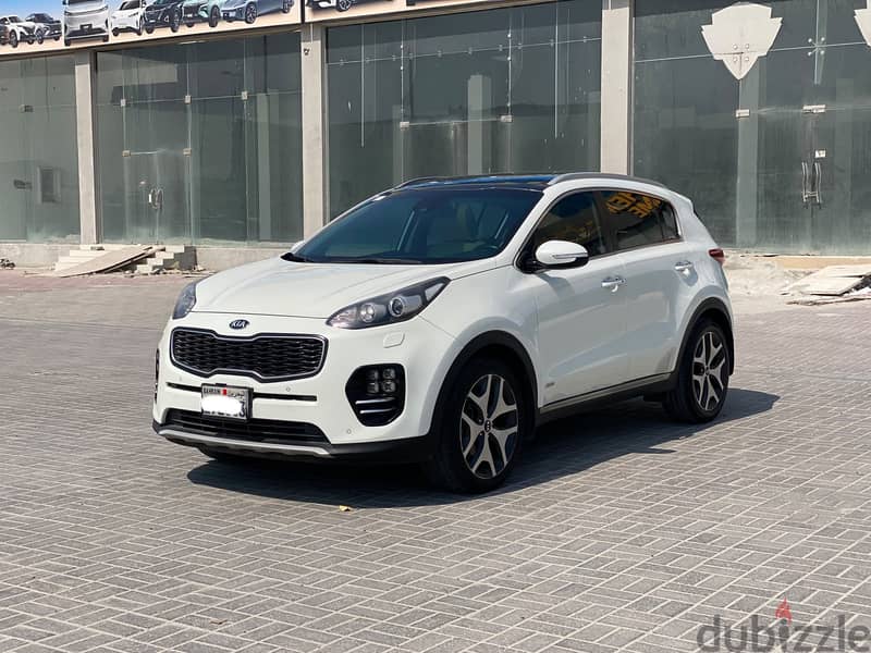 Kia Sportage 2018 White 1