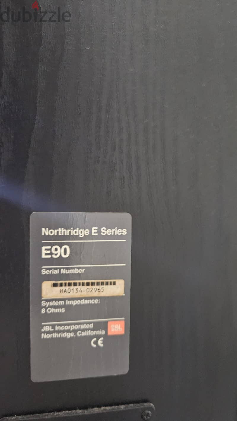 JBL E90 Speakers with Matching Harman Kardon Amplifier 7