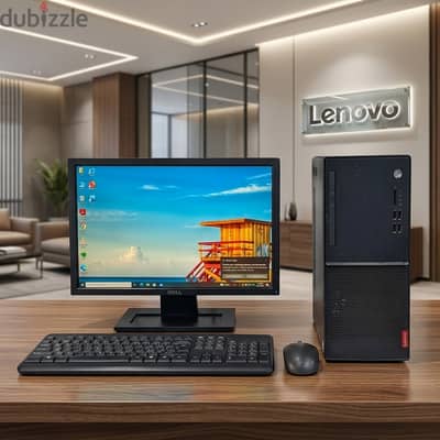 Lenovo Core i5 7th Gen 3.0Ghz 8GB RAM 256GB SSD 19" Monitor Computer S