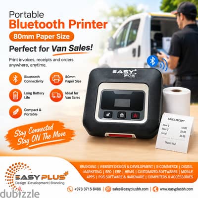 Portable Bluetooth Thermal Printer