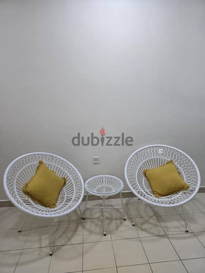 Garden Set - 2 Chairs and table