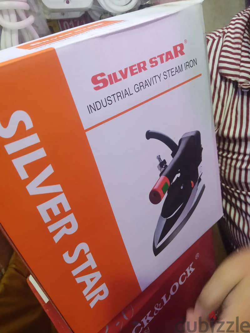 Silver Star Industrial Gravity Steam Iron 1