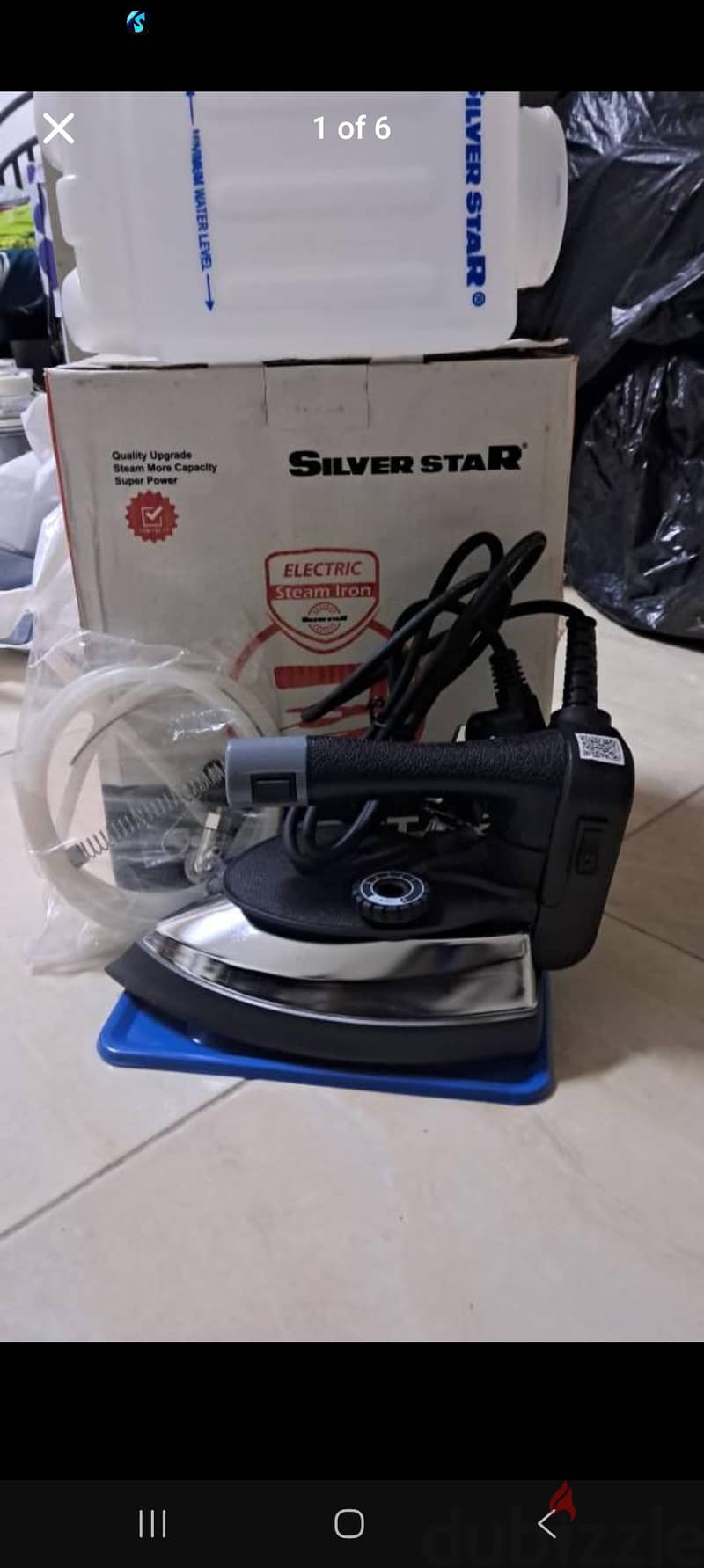 Silver Star Industrial Gravity Steam Iron 5