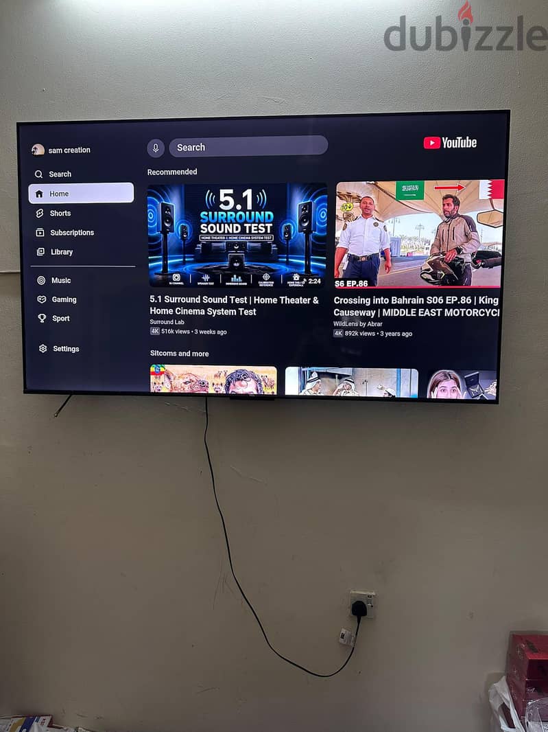 TCL full Google smart 4k TV for sale 5
