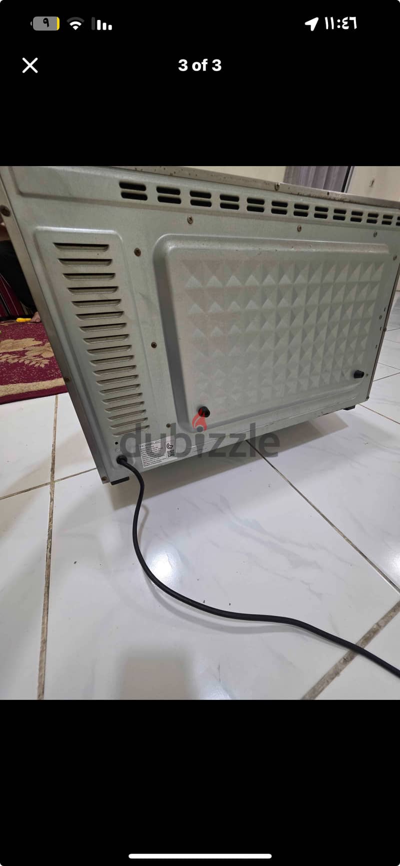 فرن كهربائي ستيل حجم كبير 60لتر 4 طبقات 7