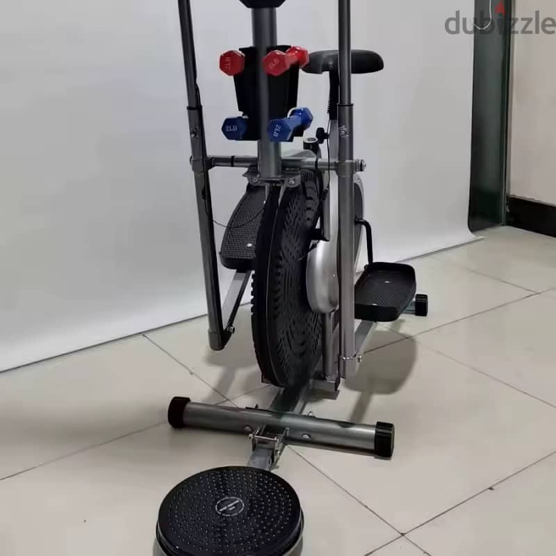 دراجة تمارين سيكل+غزالة تتحمل 100kg شاشة عرض نضيف حاله ممتازه 6