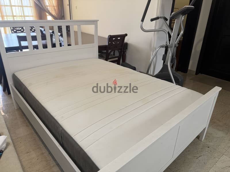 In excellent condition Bed with mattress 65 BHD 1