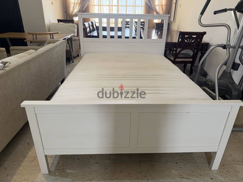 In excellent condition Bed with mattress 65 BHD 2